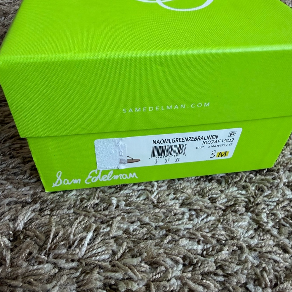 Sam Edelman Brown and Green Strappy Sandals - Picture 6 of 6